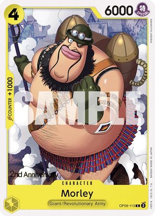 Image of Morley (OP09-113) - Emperors in the New World: 2nd Anniversary Tournament Cards